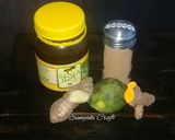 A picture of step 1 of Lemon, Ginger, Turmeric and Honey Morning Detox and Healing Drin.
