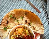 A picture of step 4 of Lasooni Aloo Palak.