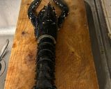 Foto del passaggio 1 della ricetta Tagliolini al nero di seppia con l’astice