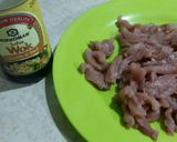 Foto del paso 1 de la receta: Solomillo de cerdo, con pimiento y cebolla