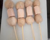 Foto langkah ke 1 dari resep Bakso Sosis Bakar.