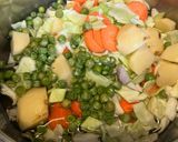 A picture of step 1 of Cheese Pav Bhaji.