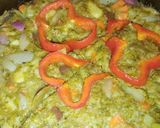 Foto del paso 3 de la receta: Tortilla vegana de brócoli y cebolla (🌱)