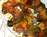 A picture of step 5 of Chicken kibab.