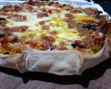 Foto del paso 5 de la receta: Tarta cremosa de pollo y puerro