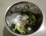 A picture of step 1 of Betel leaf Sarbat.
