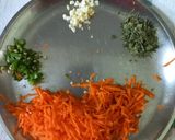 A picture of step 1 of Carrot 🥕 and Garlic Paratha.