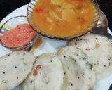 A picture of step 5 of Rava Idli.