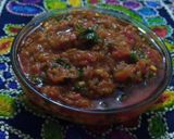 A picture of step 5 of Tomato Masalah.