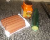 A picture of step 1 of Vegetable atchaar  salad.