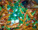 A picture of step 5 of My special stire fry spaghetti.