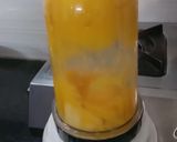 A picture of step 1 of Mango Matka Kulfi.