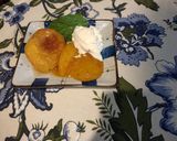 A picture of step 4 of Apricots baked with brown sugar cinnamon butter sauce.