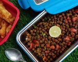 A picture of step 3 of Chana chaat.