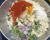 A picture of step 4 of Besan Chilla Curry.