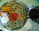 A picture of step 2 of Gobhi ka achaar or Curly flower pickles.