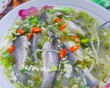 Hình bước làm 5 của món Canh chua cá chốt nấu lá me đất