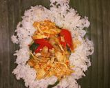 Foto langkah ke 4 dari resep 504. Nasi Bakar Ayam Suwir.