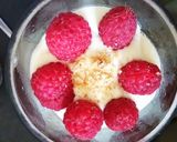 Gluténmentes, tejmentes, málnás pohárkrém recept fázis 5 fotója