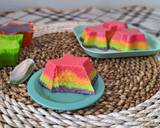 Cara Membuat Rainbow Bread Pudding 4