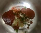 A picture of step 2 of Spicy Tawa Pineapple.