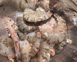 A picture of step 1 of Thai coconut curry with prawns.