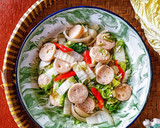 Foto langkah ke 3 dari resep Tumis Sawi Sosis.
