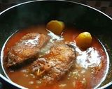 A picture of step 12 of Traditional Bengali Chital Fish Kalia Clown Knife fish gravy.