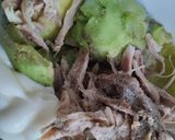 Foto del paso 3 de la receta: Arepa🫓🌽🌮 rellena de aguacate y pollo🥑🍗🫓