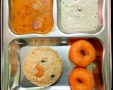 A picture of step 9 of Anjaneyar Temple milagu (black pepper) pongal.
