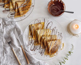 Foto del paso 1 de la receta: Crepes rellenos de chocolate y plátano