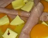 Foto del paso 6 de la receta: Tarta de jamón queso y huevo con masa casera