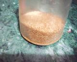 A picture of step 2 of Suji Halwa.