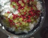 A picture of step 5 of Curd rice with Grapes temple style.