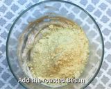 A picture of step 4 of 5 mins Besan cookies.