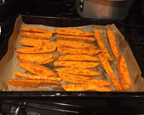 A picture of step 4 of Sweet potato fries:.