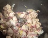 Une image de l'étape 1 de One pot pasta au poulet lardons et crème au Cookeo infnity 😀.
