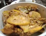 A picture of step 3 of Steam chicken with cream round potatoes.