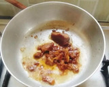 A picture of step 3 of Chakkara pongal 😋😋.