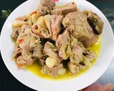 Hình bước làm 5 của món Giò kho mít non nước cốt dừa