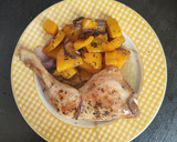 Foto del paso 6 de la receta: Pollo al horno con calabaza