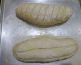 Foto langkah ke 7 dari resep Milk Hearth Bread/Mirukuhasu (isi keju cheddar).