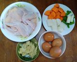 Hình bước làm 1 của món Cánh gà kho trứng (Japanese style)