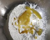 A picture of step 1 of Moong dal kochori.