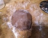Une image de l'étape 1 de Brioche roulé marron mûre.