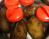 A picture of step 1 of Mama’s Potato Salad.
