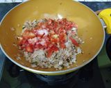 A picture of step 2 of Egg Bhurji Wrap.