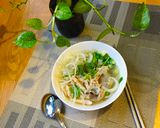 Hình bước làm 4 của món Miến gà xé phay