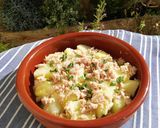 A picture of step 7 of Potatoes with Aioli and Tuna.