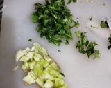 A picture of step 1 of Kosambari.